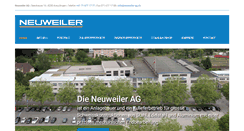 Desktop Screenshot of neuweiler-ag.ch